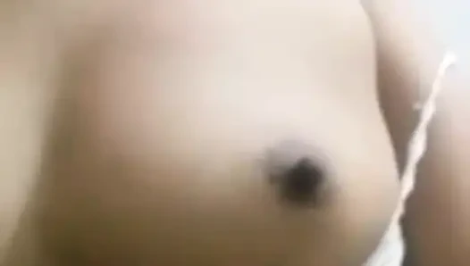 Wow the next door's wife sent a video showing off her big plump milk,