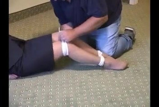 Business Woman Hogtied