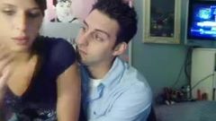 lovers fuck in front of cam