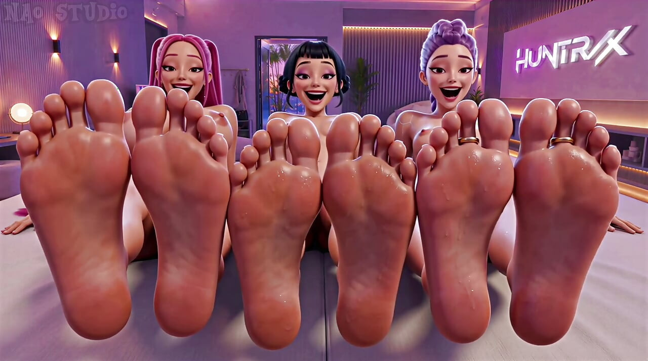 Huntrix KPop The Feet Challenge Foot JOI Lesbian