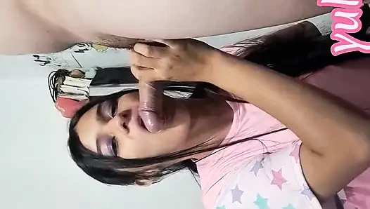 Я хочу прыгать на твой огромный член, пока ты не оставишь мою киску сливочной