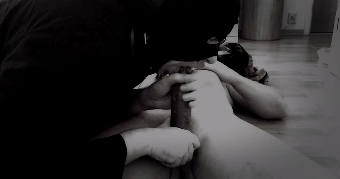 Sucking my bulls big cock - INTENSE load in mouth