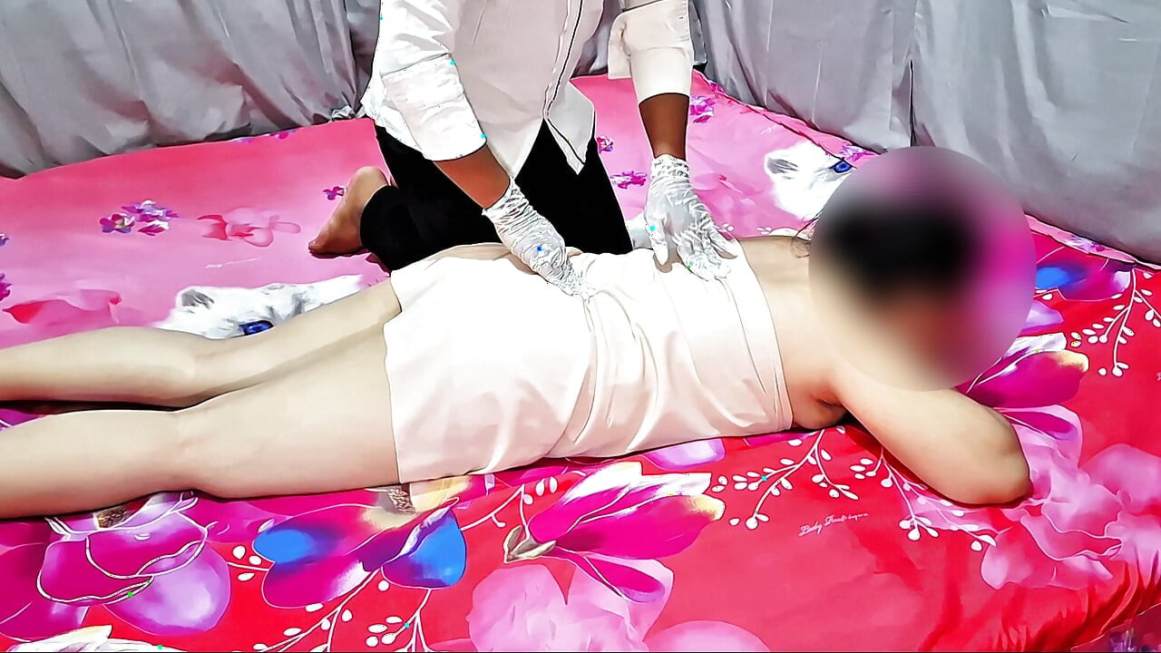Obscene Doctor Specialist Relaxing Massage and Sange Female Pussy Massage