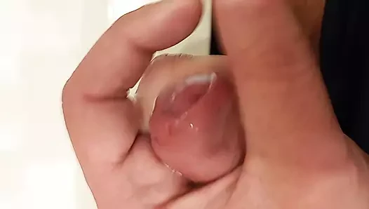 Büyük yaraklı el yapımı boşalma