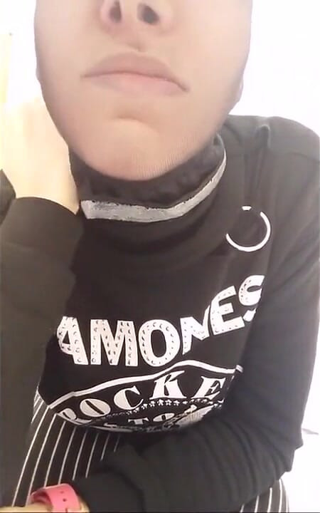 With Stockings on My Face I Have a Very Pig Face and Nose