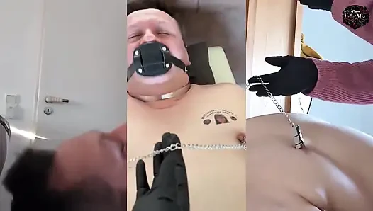 Slaveofm. Hell of Pain Peitsche, CBT, Strom Und Fiese Klammern. Teil 4 V. 8