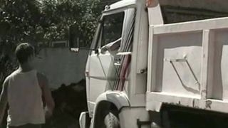 Braziliaanse hete vrachtwagenchauffeurs
