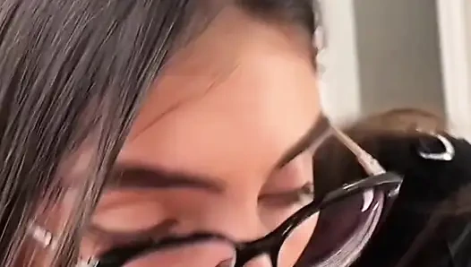 Hot Teen 18yo Brunette Gives Hardcore Sloppy Blowjob Till My Dick Cant Take Anymore in POV