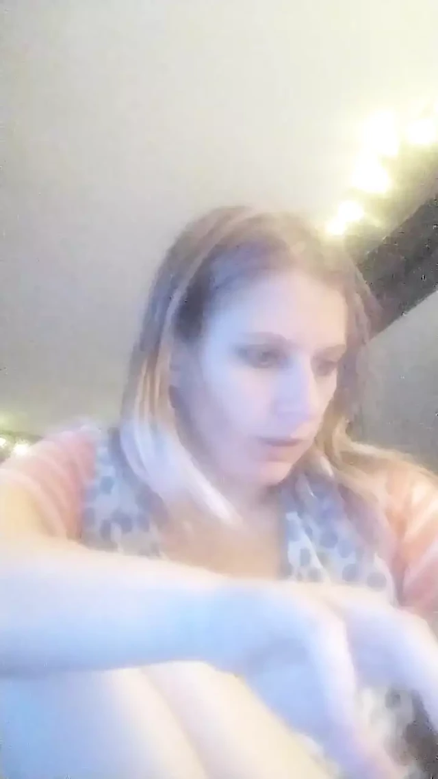 Harley Sux Rubber Dildo While on Phone with Her Friend