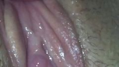 Fingering and Licking wifes pussy close up asshole