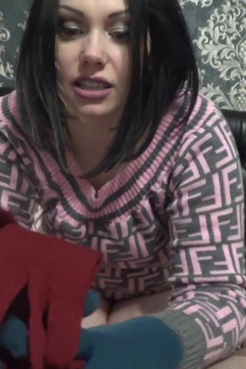 3 pairs of gloves making you cum