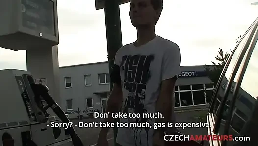 Abspritzen auf natürliche titten (tschechische amateure)