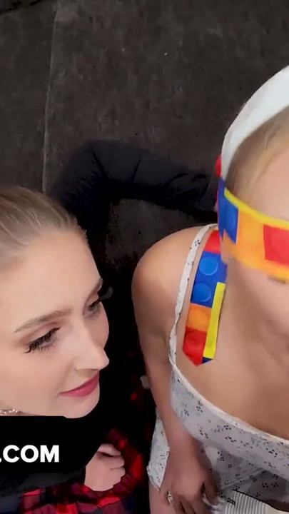 DadCrush - Beautiful Busty Teens Anna Claire Clouds & Laney Grey Take Turns Riding Stepdaddy's Cock | Clip 2