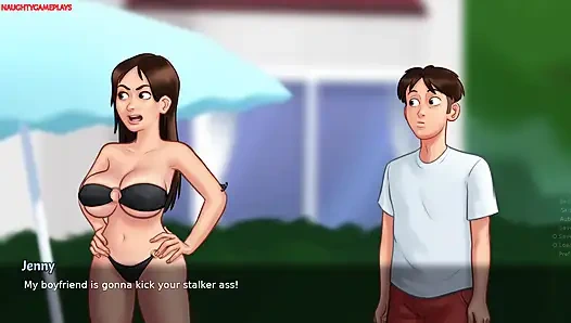 Летняя сага, часть 30 от DarkCookie - милфа домная хозяйка сосет его огромный член и делает ему красивую дрочку ногами