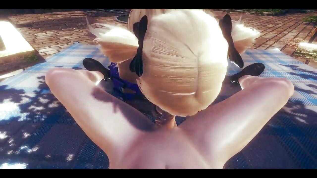 Genshin Impact Hentai - POV Fischl Blowjob and Cum at Her Face - Japanese Asian Manga Anime Game Porn