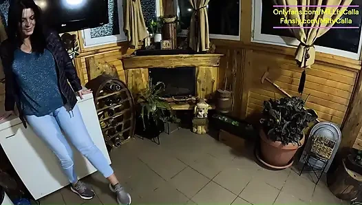 Sweaty Stockings, Nipple Hook and Sporty Solo Tease