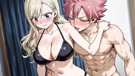 Natsu (Ekor Peri) X Rebecca (ez)