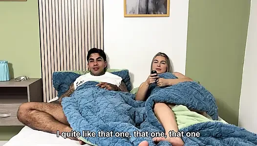 Mein Stiefbruder in mein Zimmer ein und ich schaffe es, ihm die beste Nacht seines Lebens zu schenken