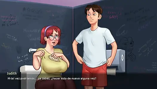 Извращённые студенты с парнем — Summertime Saga