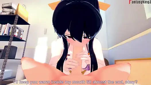 Риас Гремори уезжает, так что Акено делает мне сиськами - NITR серия