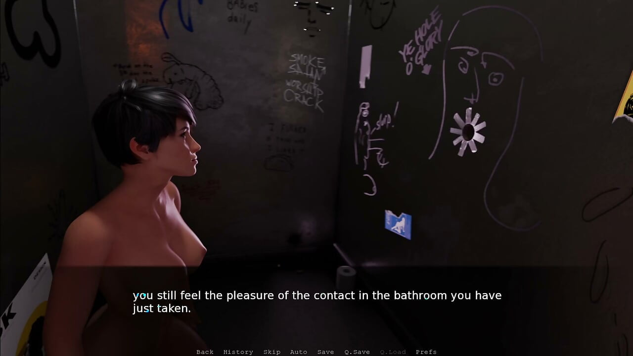 Bienvenido al lado paraíso de la prisión - La primera mamada como puta femboy shemale en el gloryhole de la cárcel para un viejo
