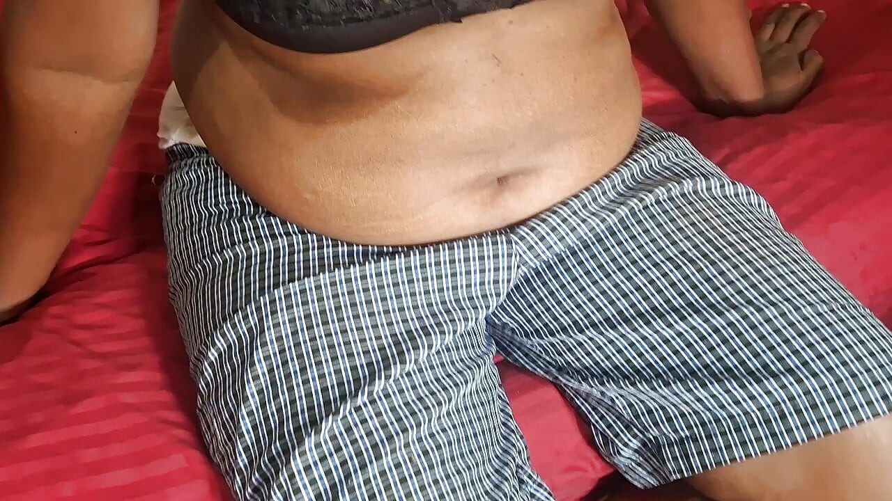 Hood Bitch with a Big booty on bed