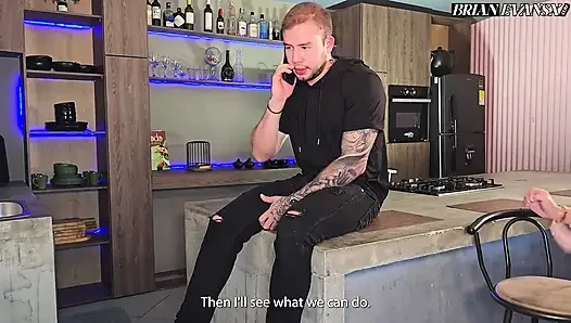 Hot Colombian Blonde STEPMOTHER Tatiana Alvarez Fucks Brian Evansx in the Kitchen