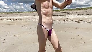 Fioletowe bikini