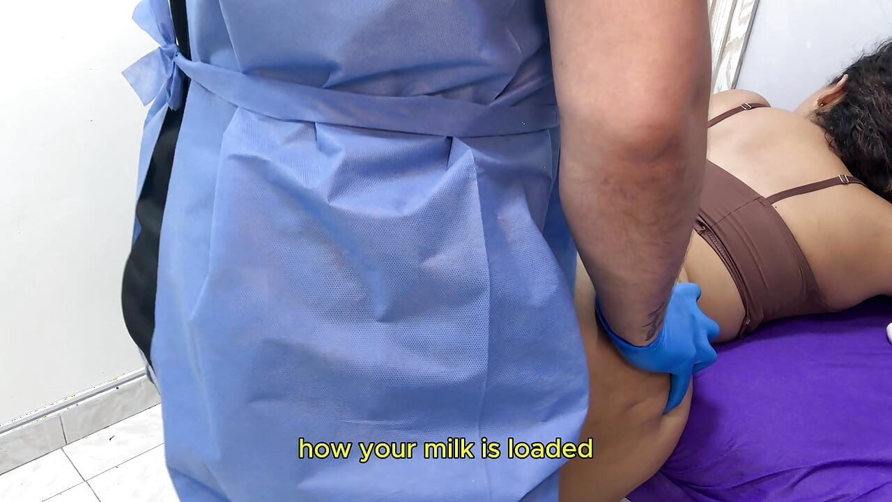 The doctor sucked it "to check" and then put it in me