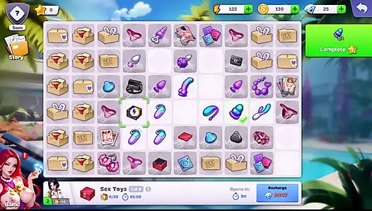 Si seksi villa terangsang menunggangi kontol besar di game terbaik