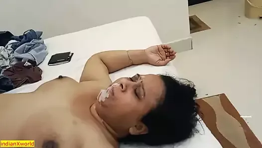 Indian Hot Wife Paying Husband’s Debt!! Creampie In Mouth