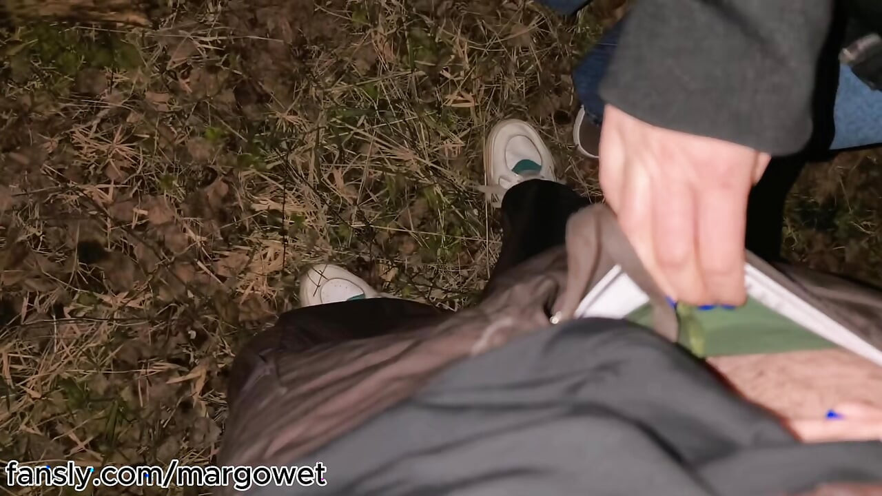 Public Park Blowjob & Deepthroat with Cum in Mouth – She Washed My Dick First