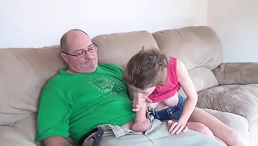 Shameless sex with the stepdaughter