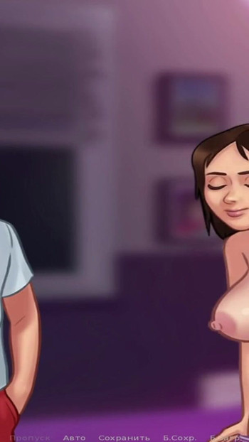 Zapanjujući trenutak iz "SummertimeSaga - It's The First Slit You See E1 # 37"