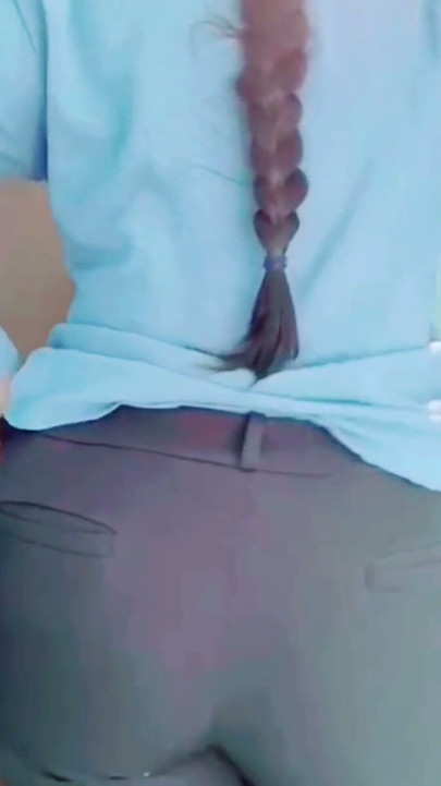 Mexican big ass hot secretary takes off all her clothes in her office bathroom during lunch time | Clip 1
