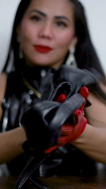 Leather Glove Fetish