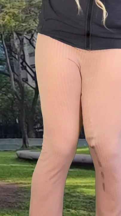 Iconic moment from "Huge dick shemale hands free cum public"
