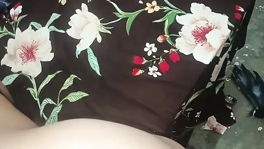 Boy learning how to make happy girl from his girlfriend