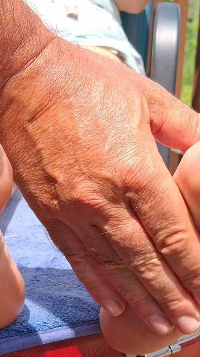 I put some lotion on my neighbor feet | Clip 2