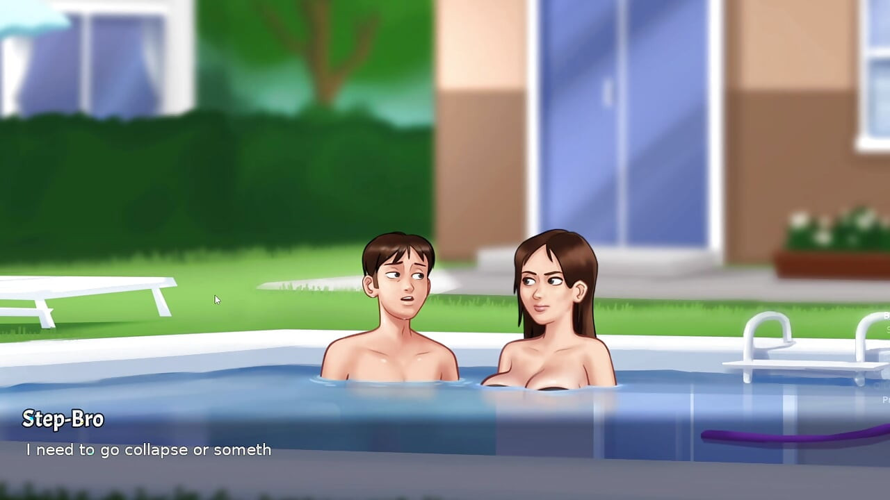 Hardcore Pool Sex with Cum Shot Porn Game Full Scene