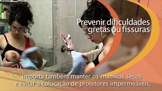 Portugiesische Frau melkt ihre dicken Titten