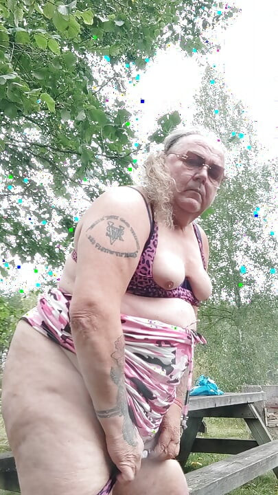 OUTDOORS SMALL COCK, SMALL REAL TITS, BIG BELLY BIG ASS  PISSING  CLOSE UP ANAL HOLE