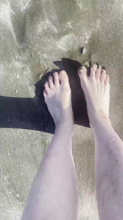 Beach Feet Teasing