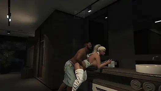 GTA 5 FRANKLIN CAPTAIN CRAZY DICK GIVING IT ALL OVER THE SAINTS GTA V