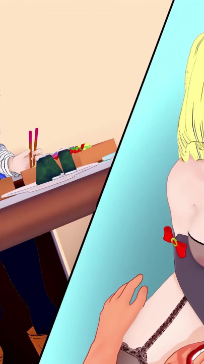 Kame Roshi offers help to Android 18 in exchange for a favor - Dragon Ball Zex Series | Clip 1
