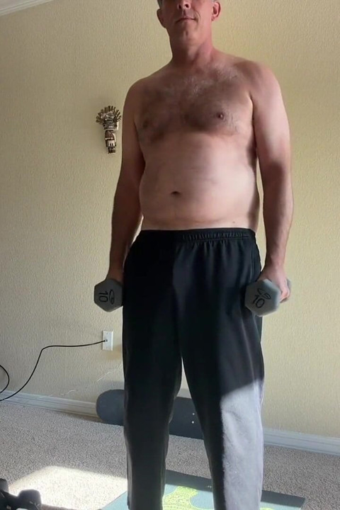 Weightlifting Turns Into Big Boner Touching