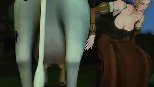 3D Porno - harter sex in einem zelt (Animation mit Sound)