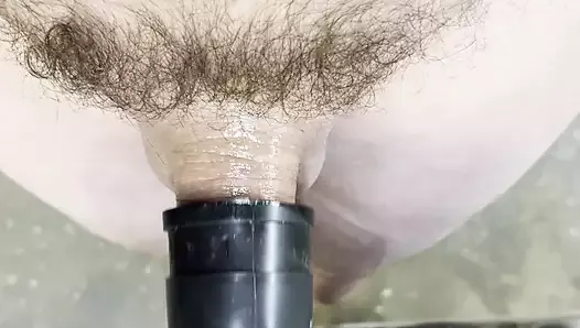 Micro cock fucking 1 inch pipe