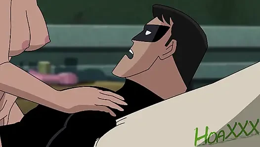 DC Harley Quinn and Nightwing Femdom