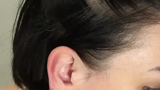 Ear fetish & masturbation & JOI